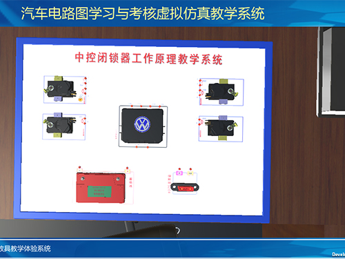 中控閉鎖器虛擬仿真教學(xué)軟件