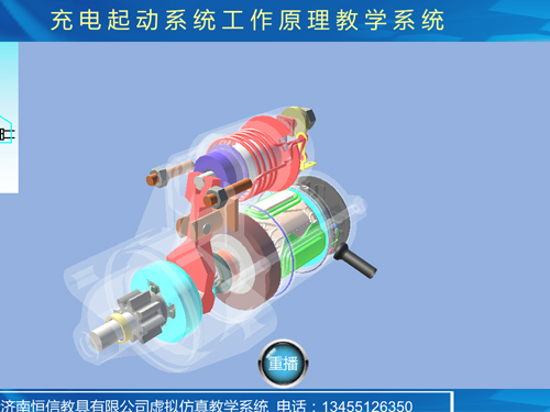 汽車充電起動(dòng)系統(tǒng)虛擬仿真軟件